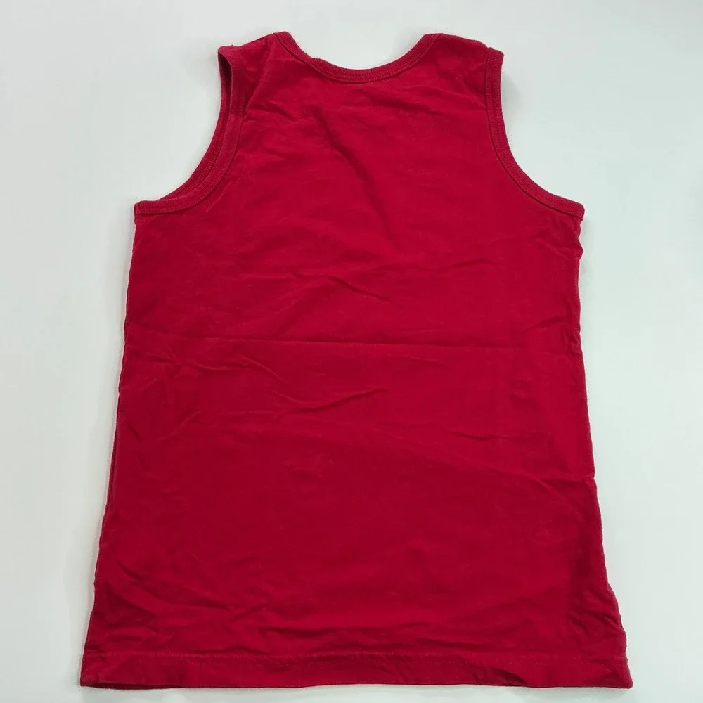 The Children's Place Red Tank Top Kids Size M 7/8 Beach Mode On Graphic
